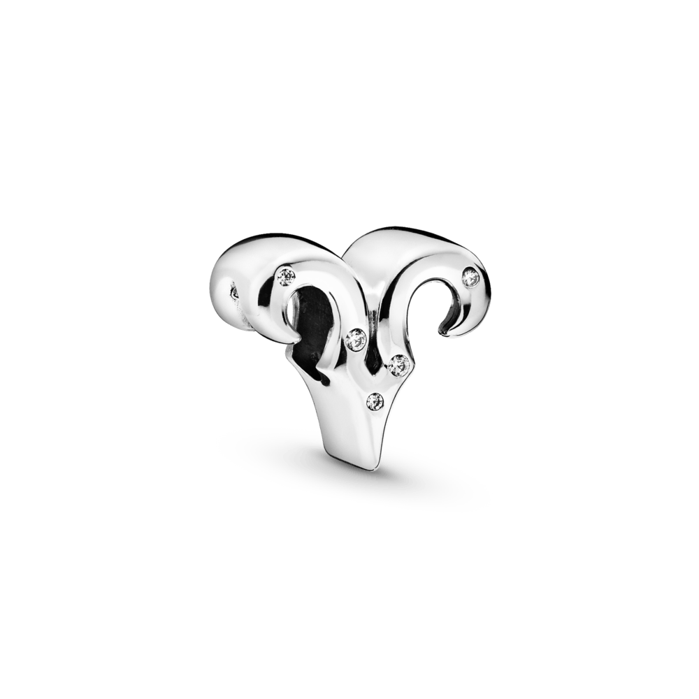Imagem 1 do produto Charm Prata Signo de Áries em Pavé