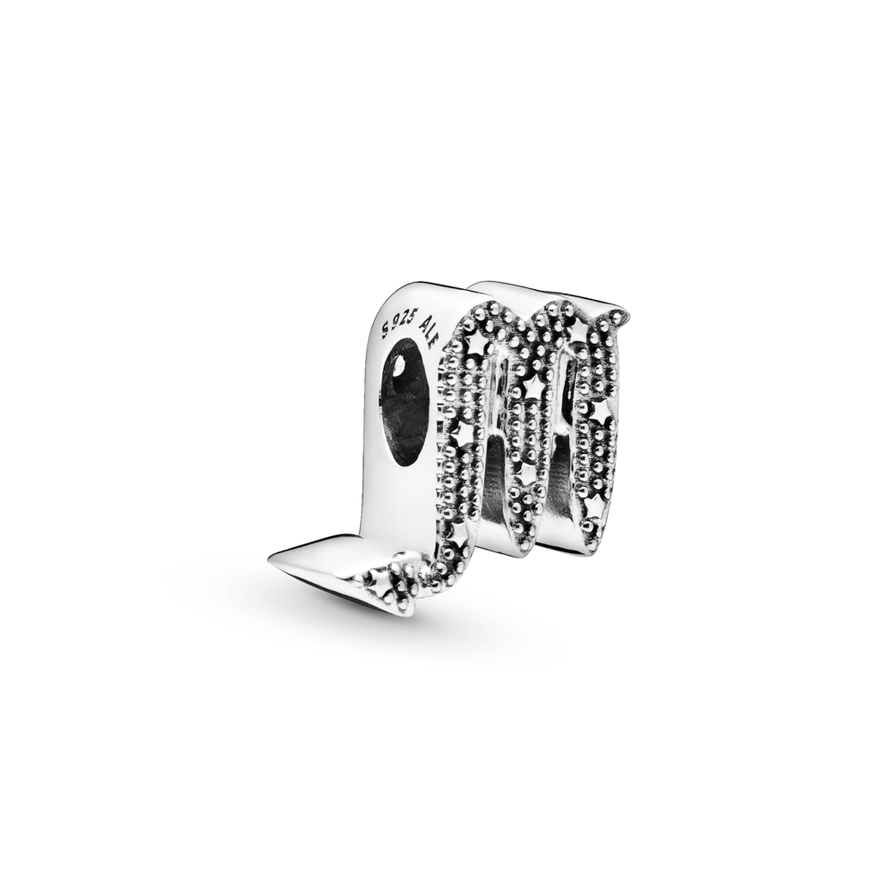 Imagem 2 do produto Charm Prata Signo de Escorpião em Pavé