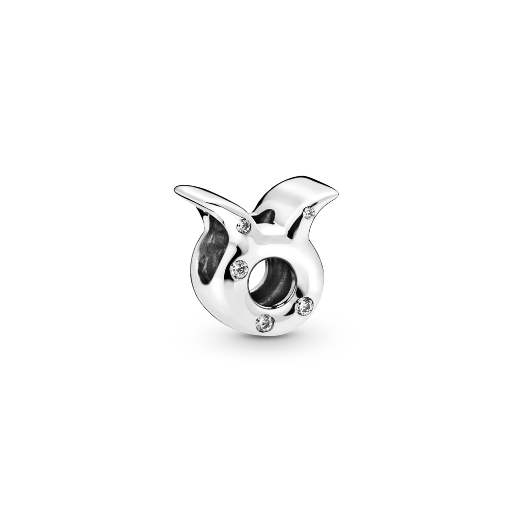 Imagem 1 do produto Charm Prata Signo de Touro em Pavé