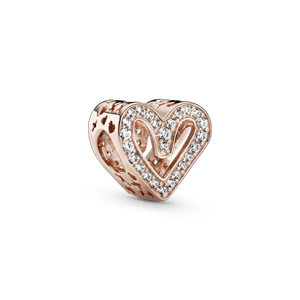 Charm Pandora Livre Para Amar Em Ouro Rose