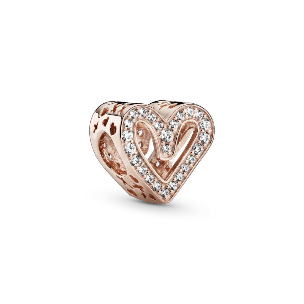 Imagem 1 do produto Charm Pandora Livre Para Amar Em Ouro Rose