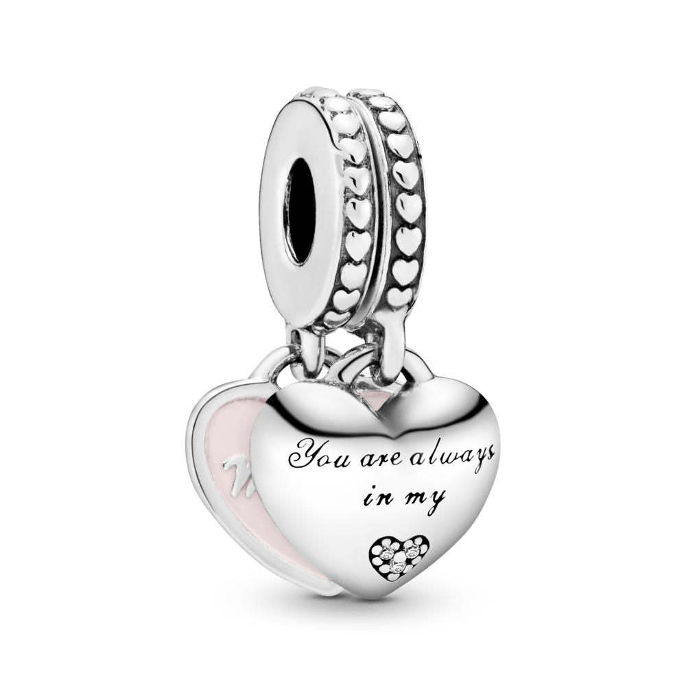 Imagem 1 do produto Charm Pendente Coração De Mãe & Filha