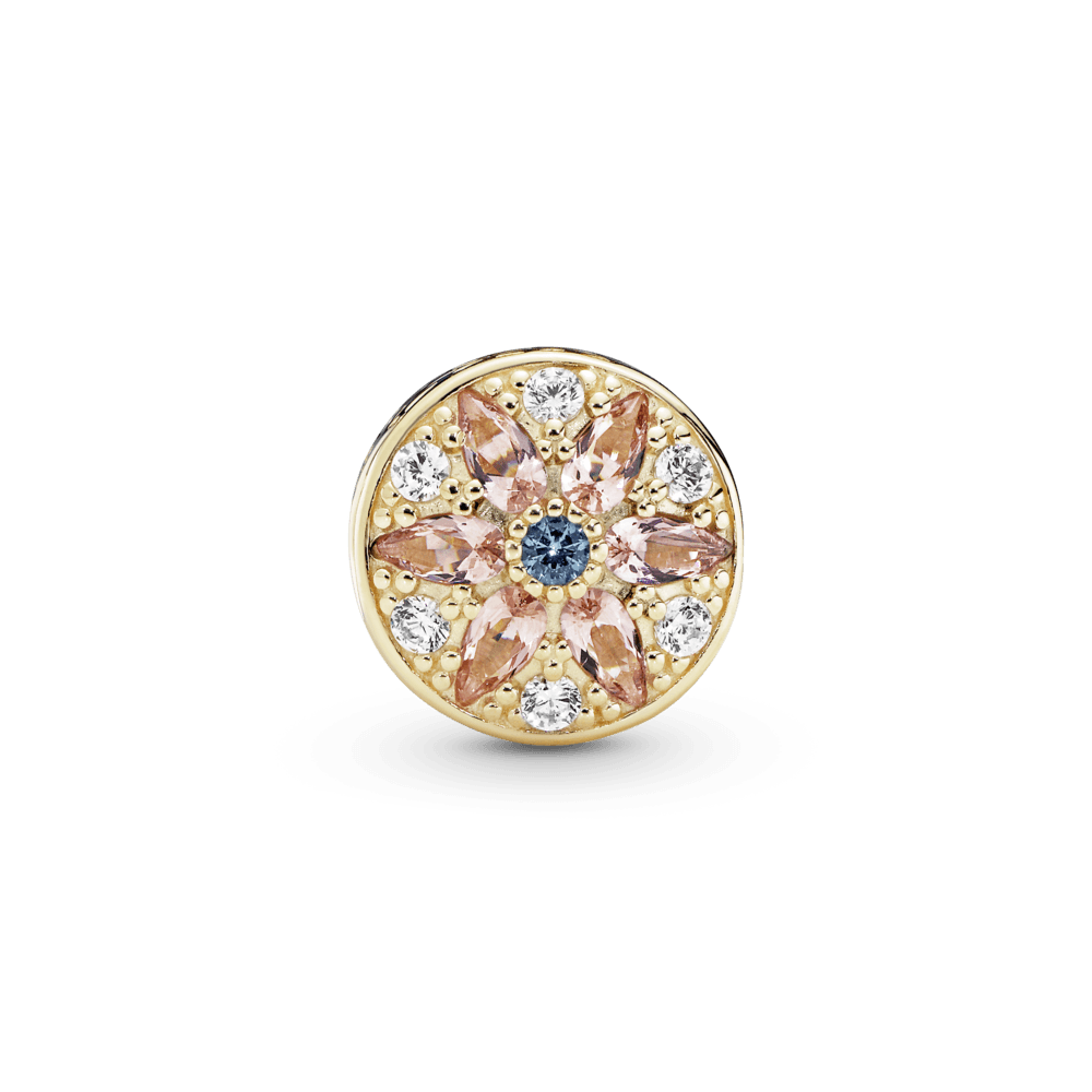 Imagem 2 do produto Charm Floral Magnífico Em Ouro 14k