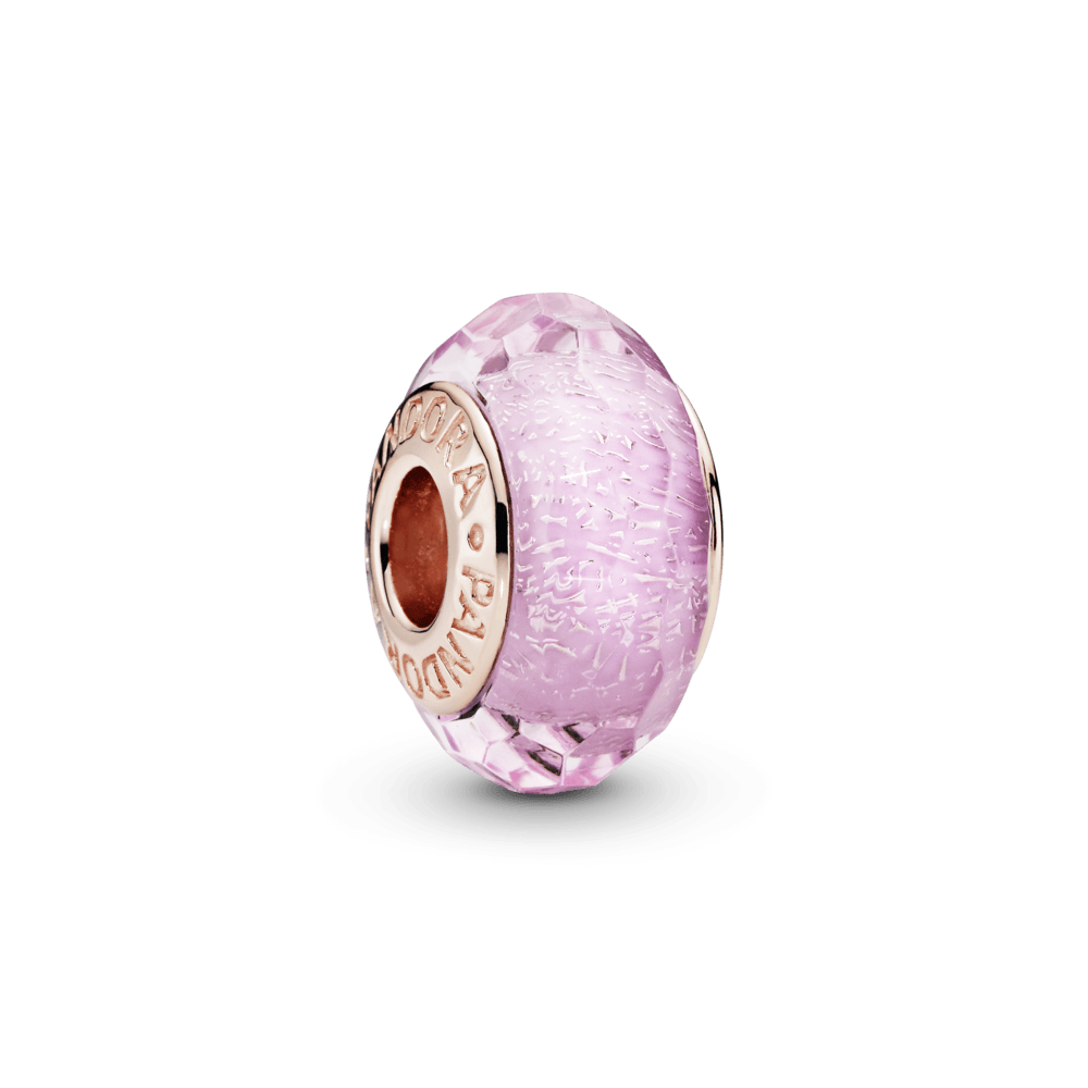 Imagem 1 do produto Charm Murano Rosetm Rosa Cintilante