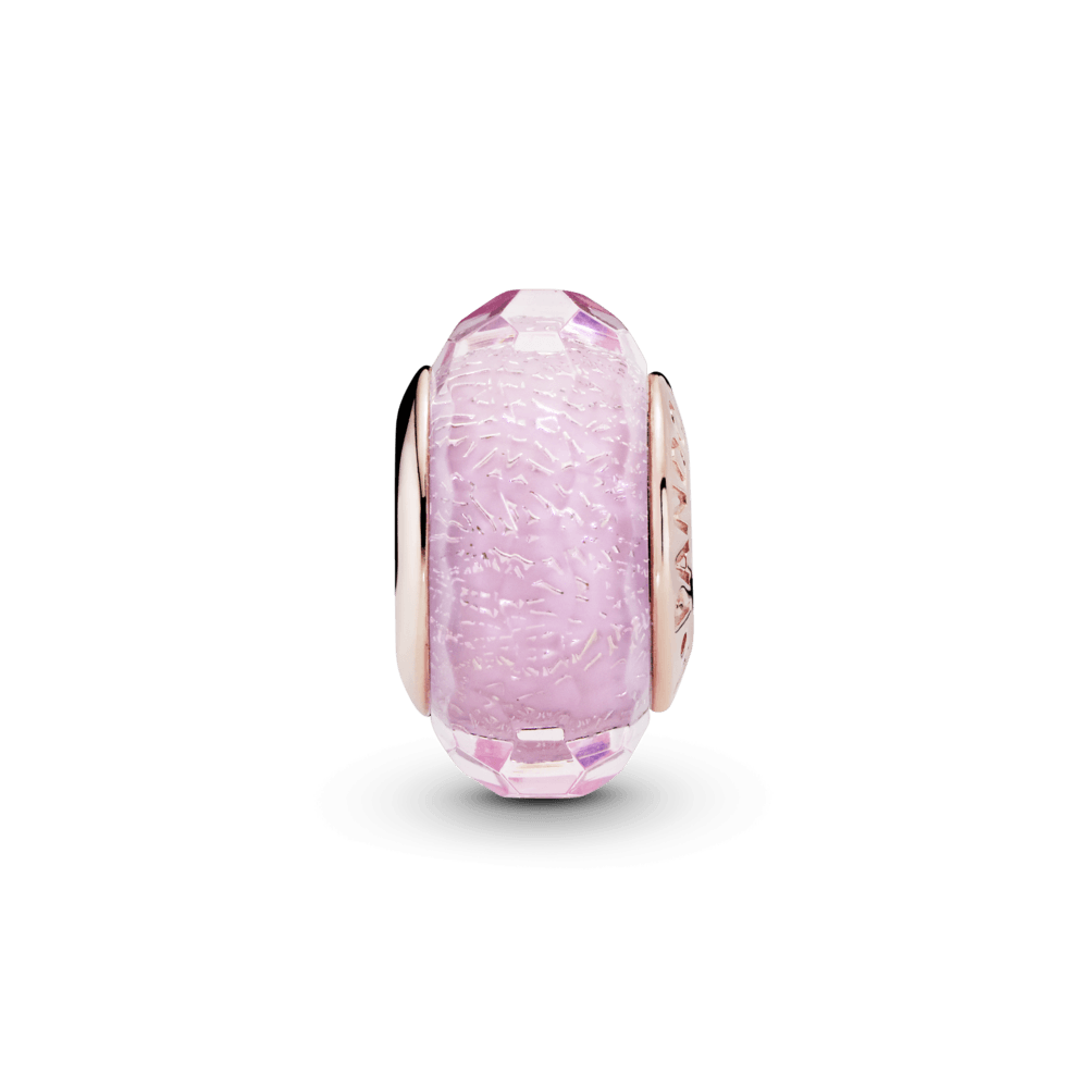 Imagem 2 do produto Charm Murano Rosetm Rosa Cintilante