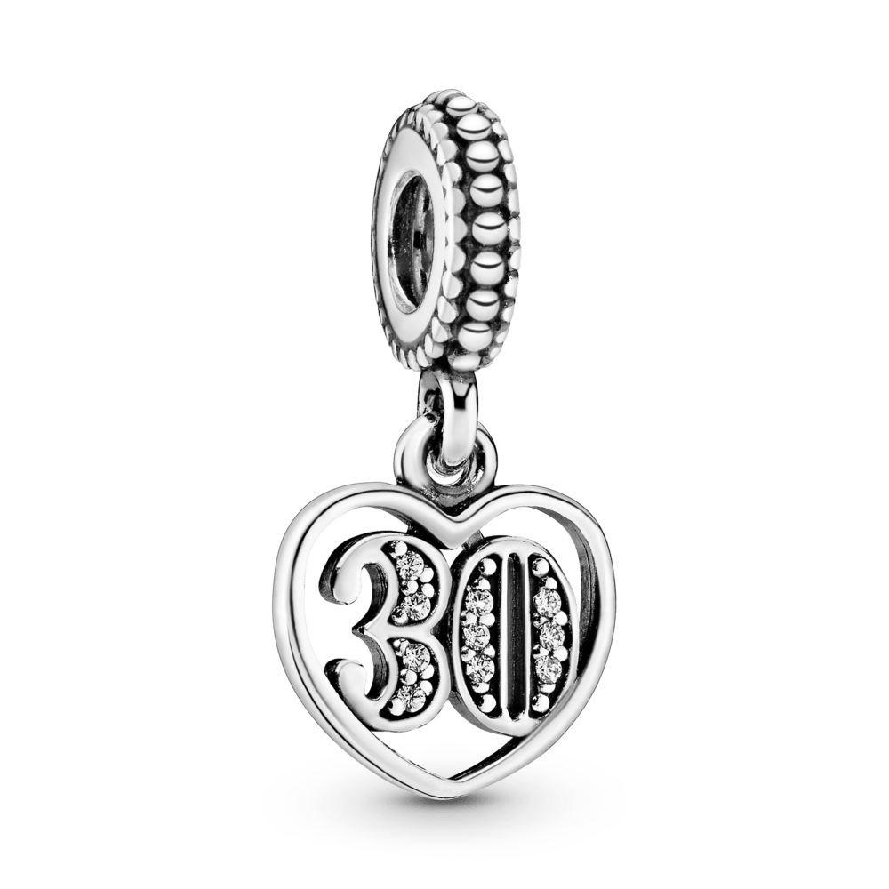 Imagem 1 do produto Charm De Prata 30 Anos De Amor