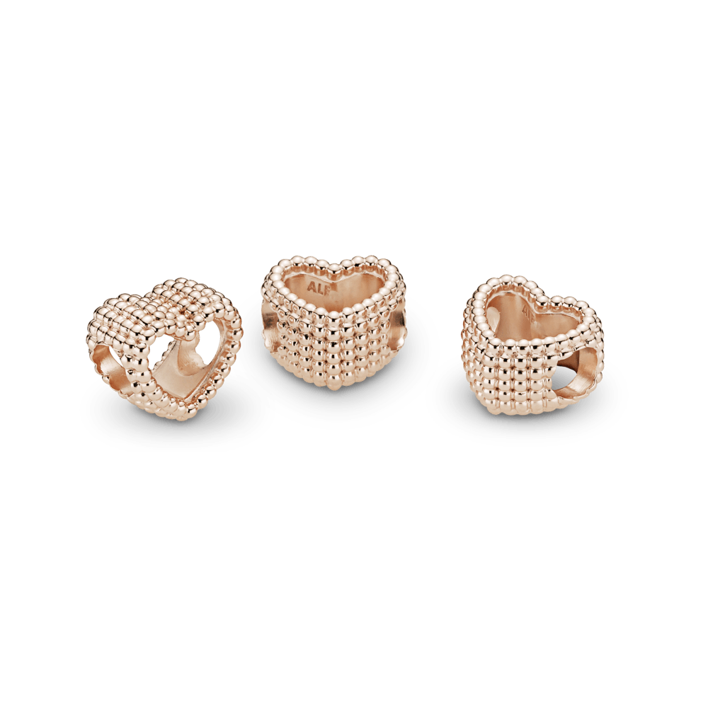 Imagem 2 do produto Charm Rose Coracao De Esfera