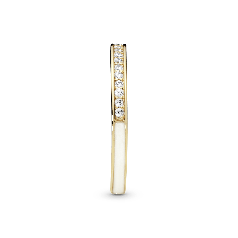 Imagem 2 do produto Anel Coracoes Radiantes Em Ouro 14k