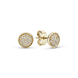 Brinco Petit Gotas De Ouro Brilhante