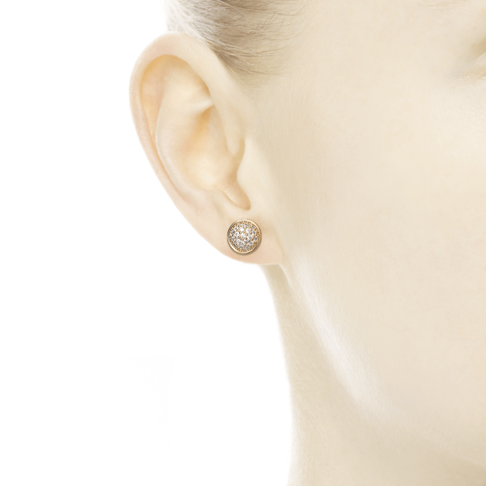 Imagem 2 do produto Brinco Petit Gotas De Ouro Brilhante