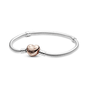 Bracelete Pandora Moments Fecho De Coracao