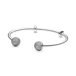 Bracelete Crie & Combine Pandora Evolution - Ponteira Pavê