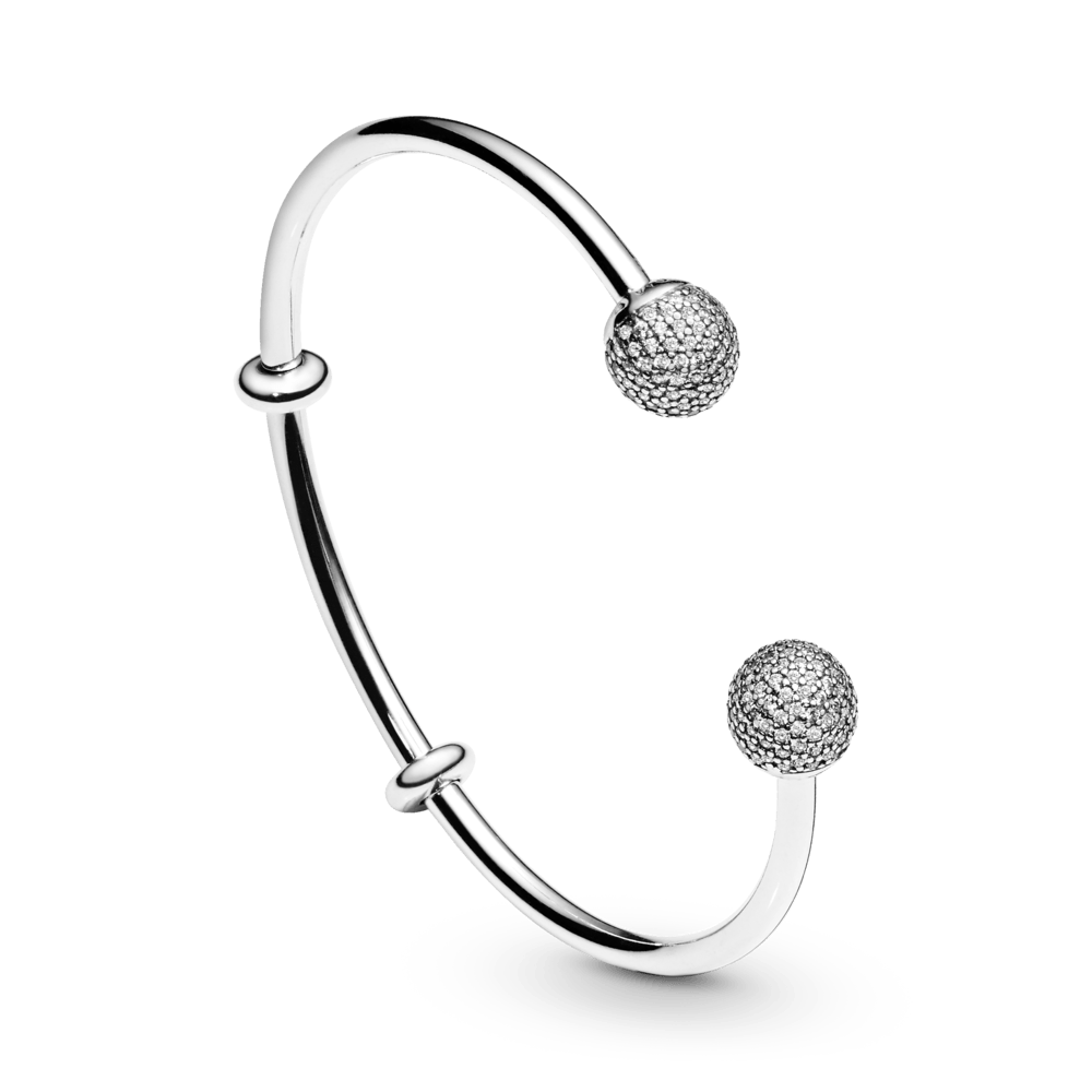 Imagem 2 do produto Bracelete Crie & Combine Pandora Evolution - Ponteira Pavê