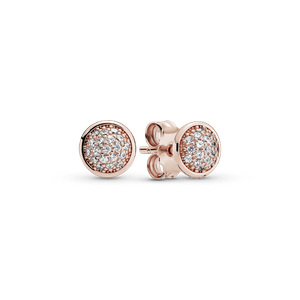 Brinco Rosetm Petit Gotas Brilhantes