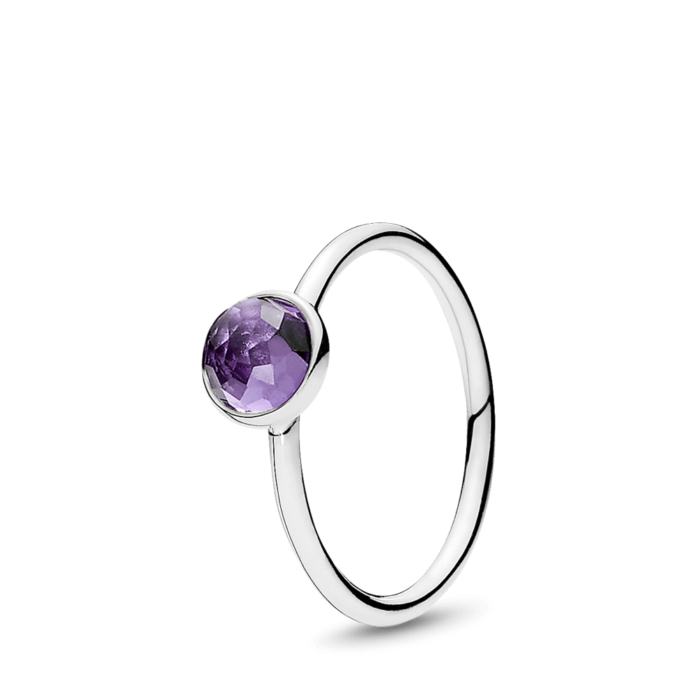 Imagem 1 do produto Anel Gota De Ametista_Fevereiro