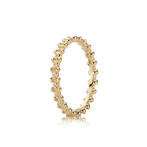 Anel Mini Rosas Em Ouro 14k