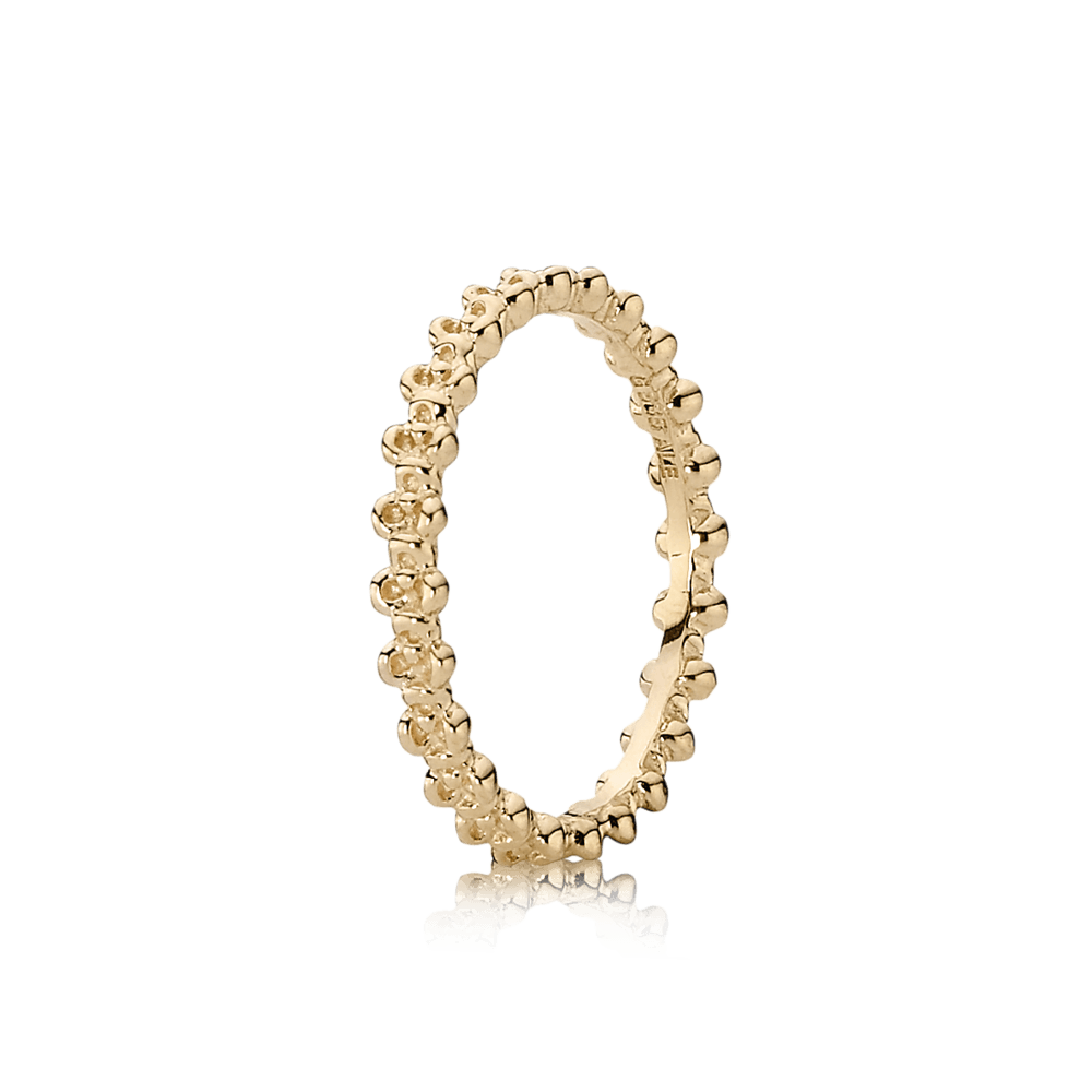 Imagem 1 do produto Anel Mini Rosas Em Ouro 14k
