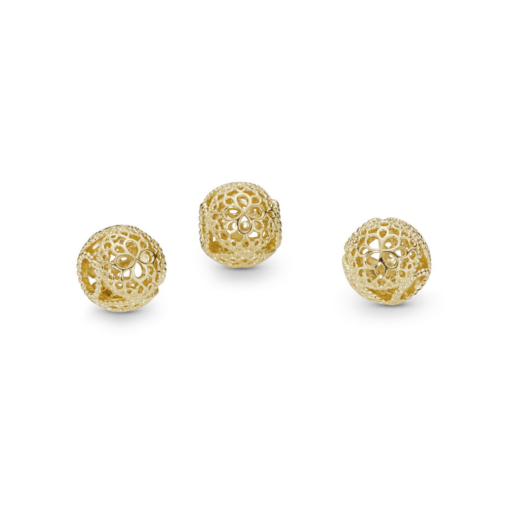 Imagem 2 do produto Charm Pandora Shine Vazado Flores