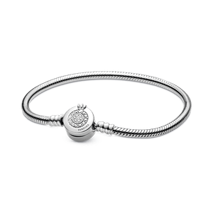 Bracelete Coroa Em O Brilhante Signature Pandora