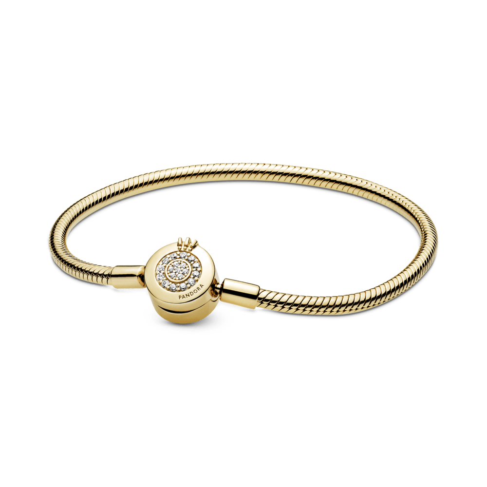 Imagem 1 do produto Bracelete Pandora Coroa Em O Brilhante