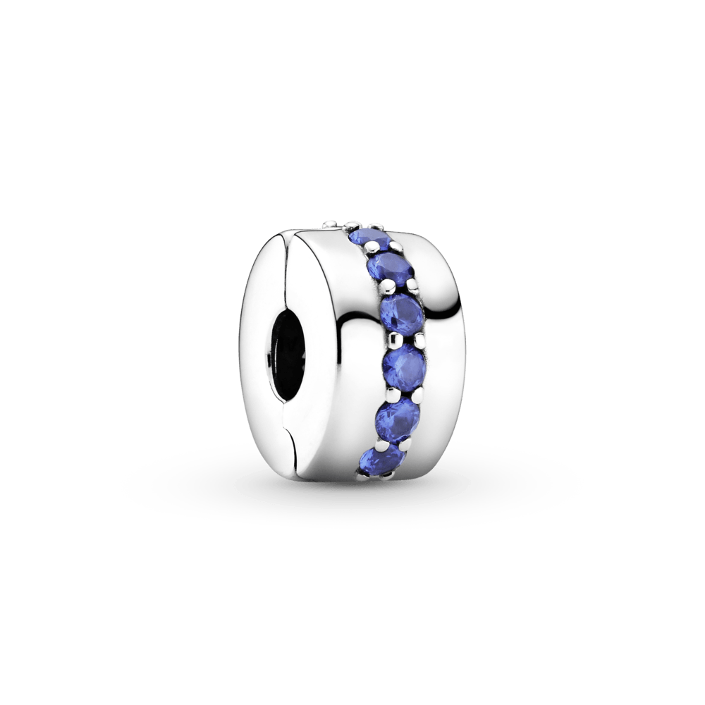 Imagem 1 do produto Charm Com Clip Brilho Azul
