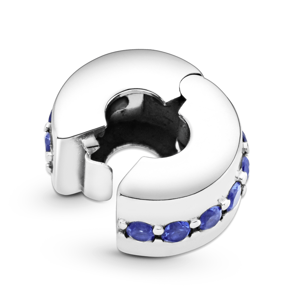 Imagem 3 do produto Charm Com Clip Brilho Azul