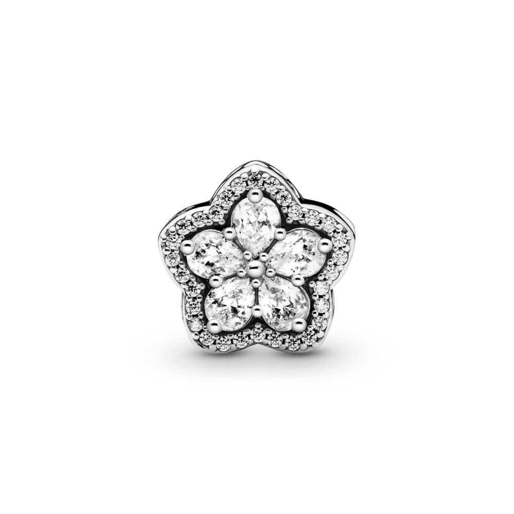 Imagem 2 do produto Charm Em Pave Floco De Neve Brilhante