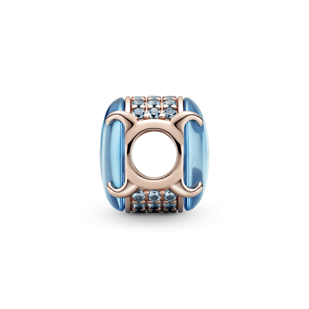 Imagem 2 do produto Charm Oval Em Cabochao Azul