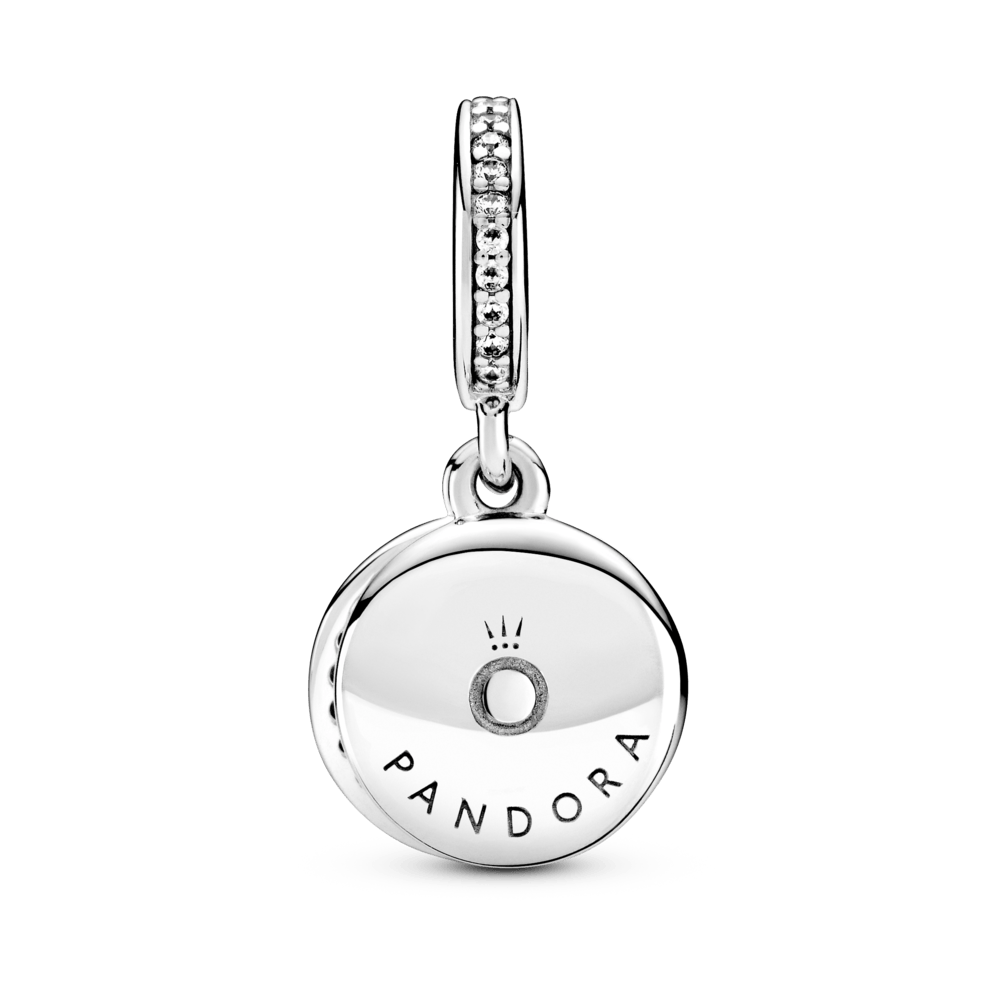 Imagem 2 do produto Charm Pendente Duplo Disco Brilhante Vermelho