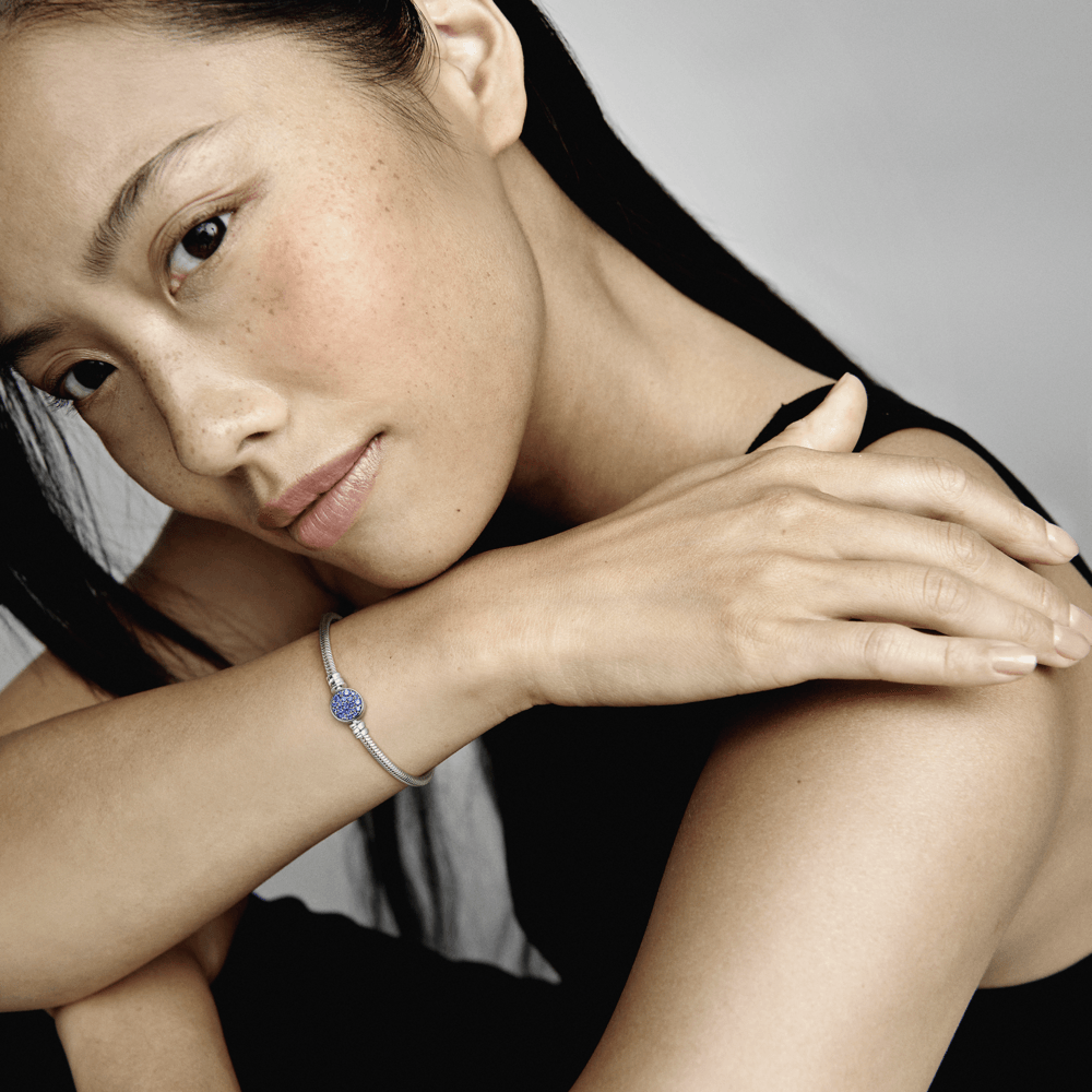 Imagem 4 do produto Bracelete Moments Com Fecho Azul Brilhante