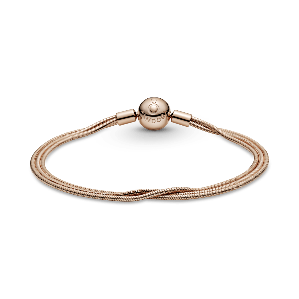 Imagem 3 do produto Bracelete Rosé Multi Fios em Trama