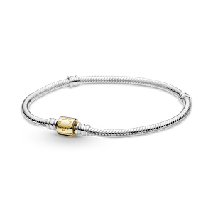 Bracelete Pandora Moments Celebração Com Ouro 14k