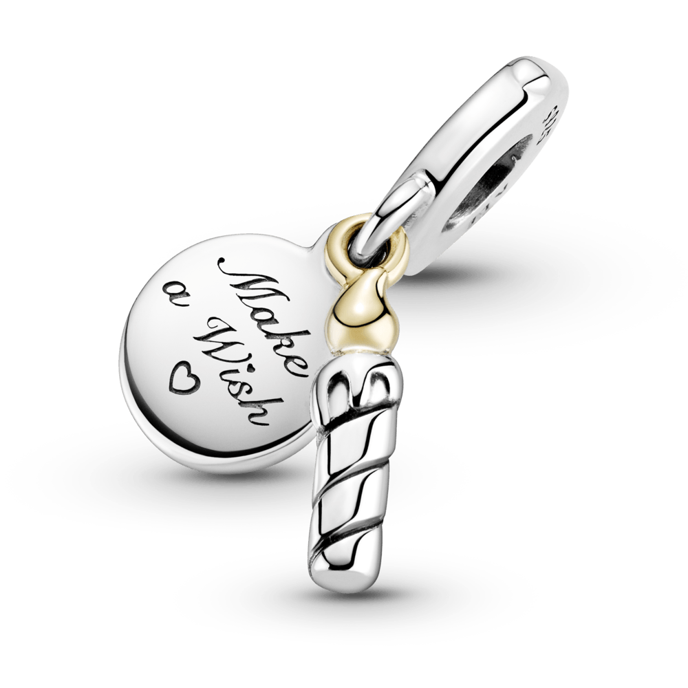 Imagem 4 do produto Charm Pendente De Vela De Aniversário Com Ouro 14k