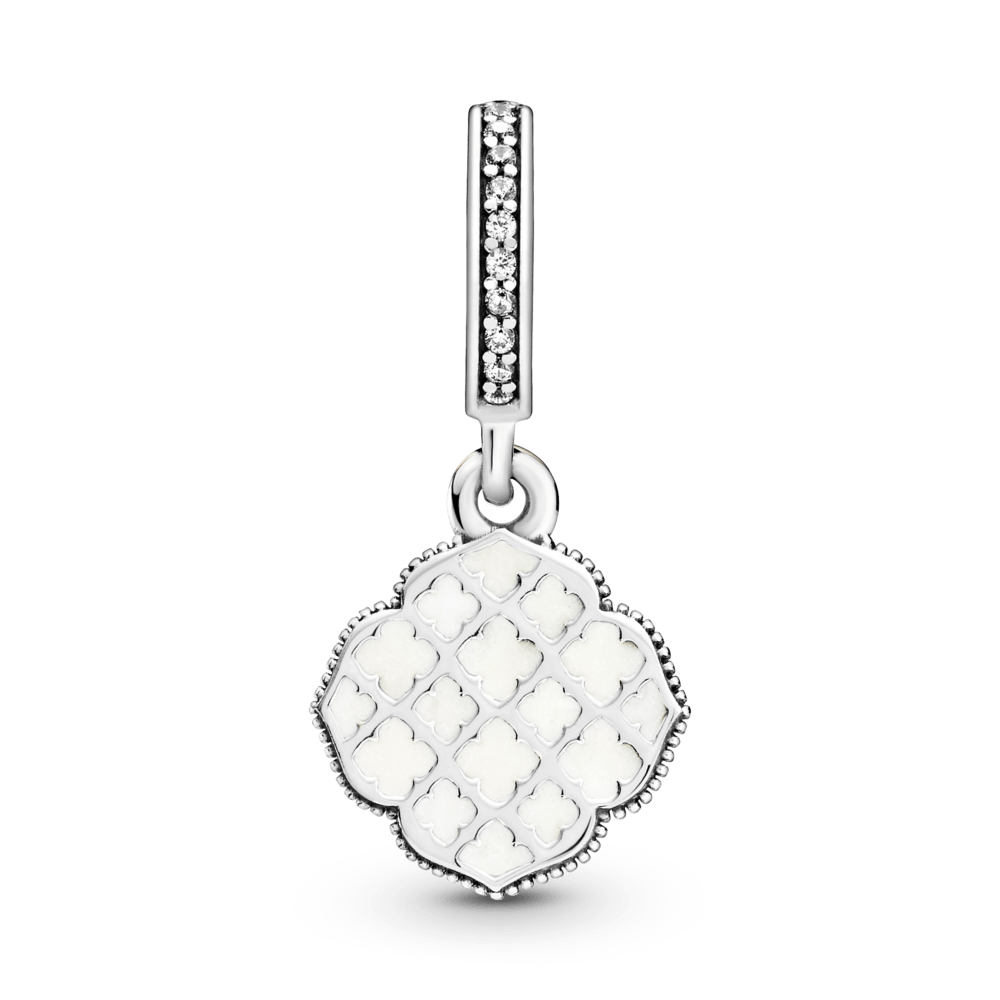 Imagem 2 do produto Charm Pendente Rosa Em Dois Tons