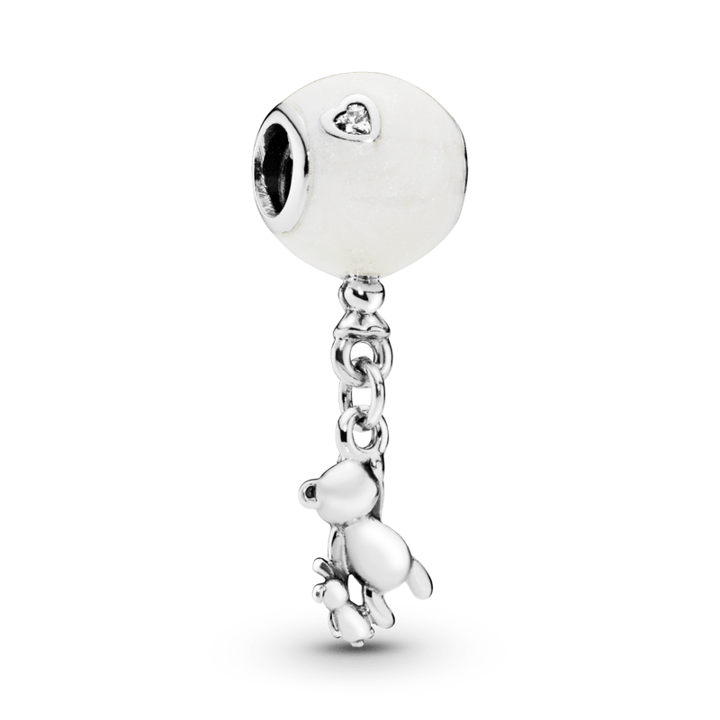 Charm Ursinho De Pelúcia Com Balão, Pandora Beads Charms