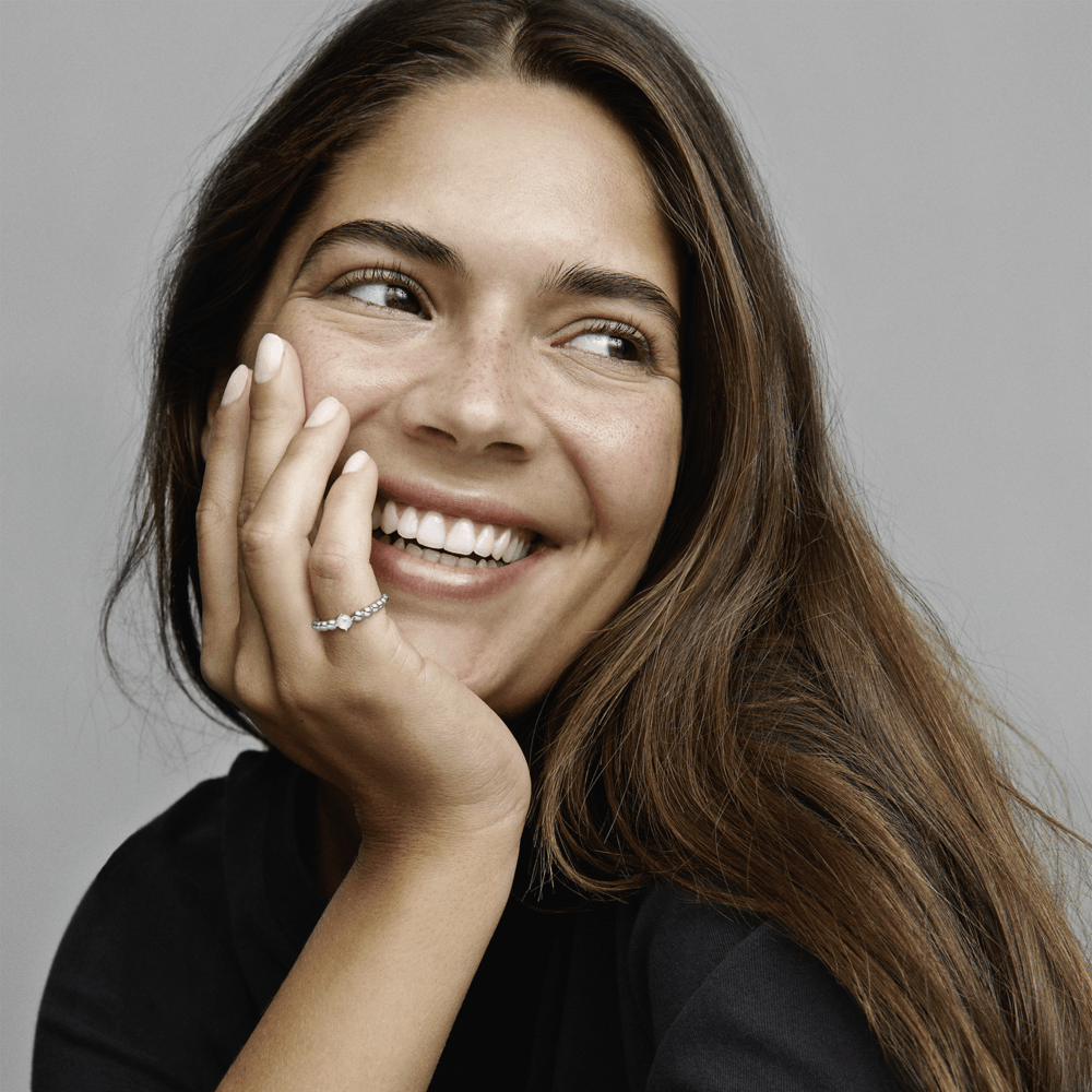 Imagem 3 do produto Anel Esferas Branco - Mês De Abril