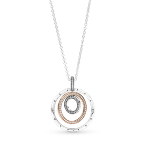 Colar Signature Circulo Em Dois Tons