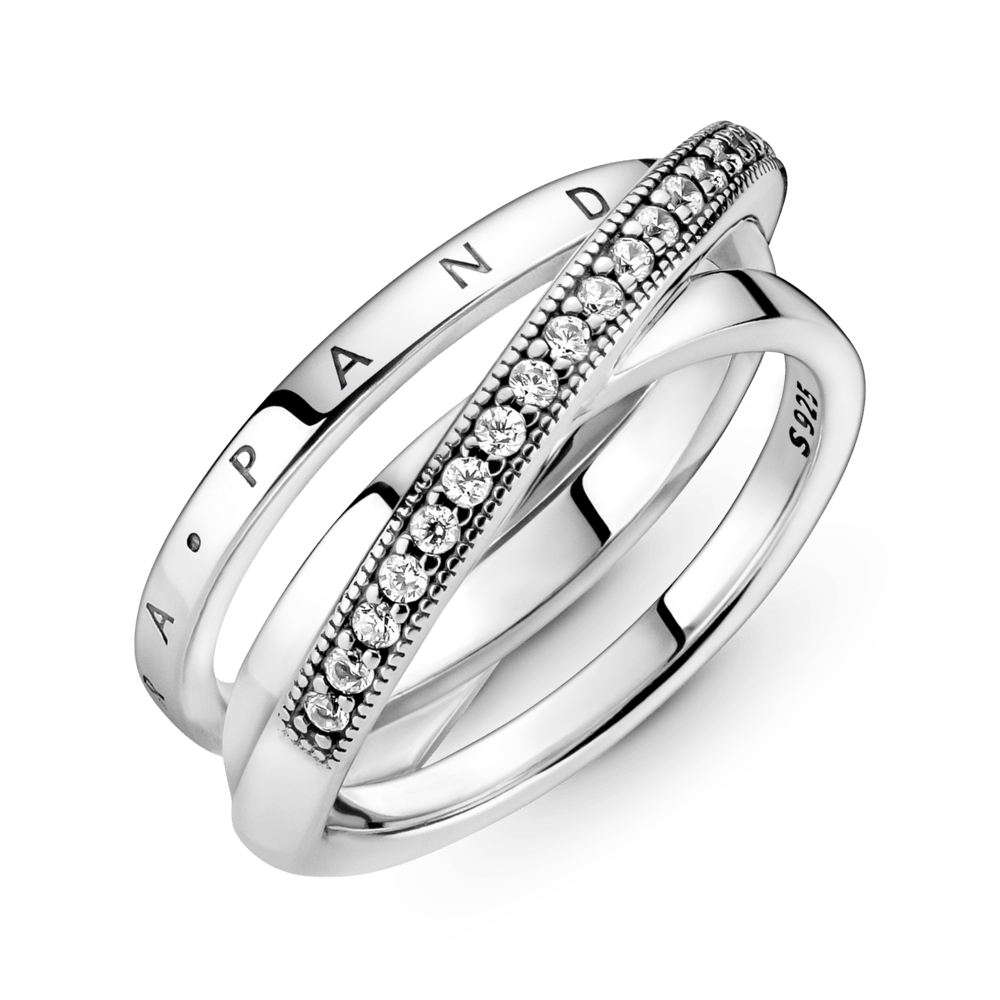 Imagem 4 do produto Anel Triplo Signature Em Pave