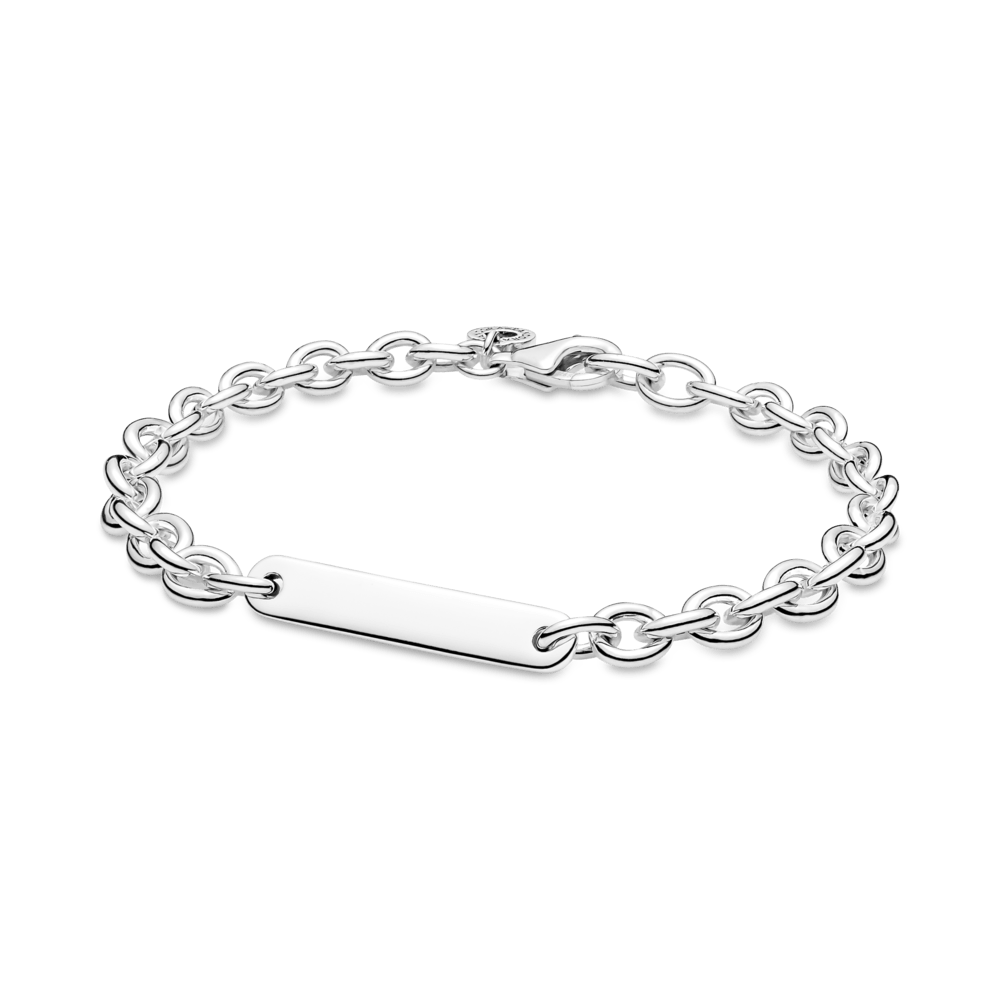 Imagem 1 do produto Bracelete De Elos Com Barra Gravavel