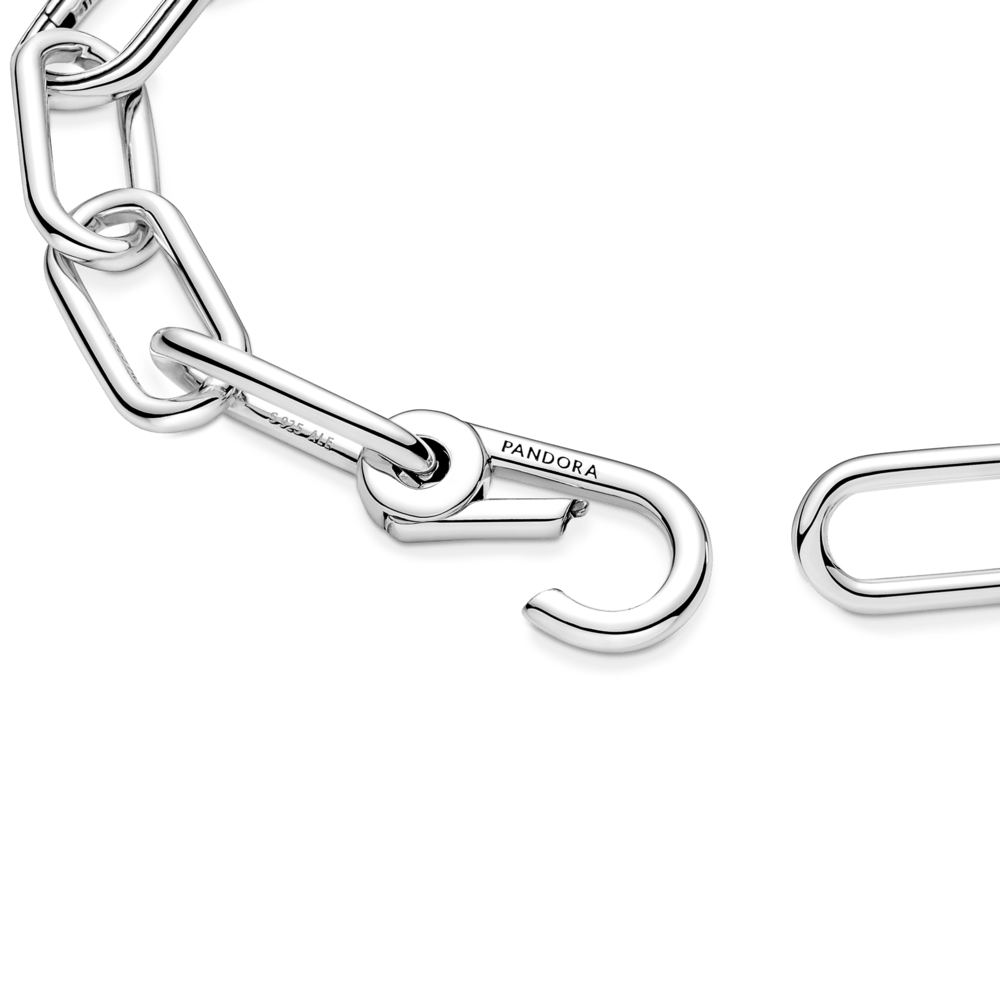 Imagem 5 do produto Bracelete Prata de Lei Corrente de Links