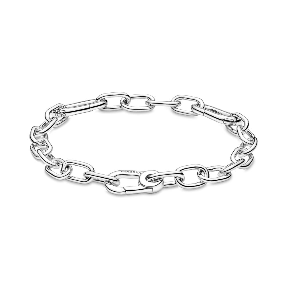 Imagem 2 do produto Bracelete De Prata Corrente De Links Pequenos