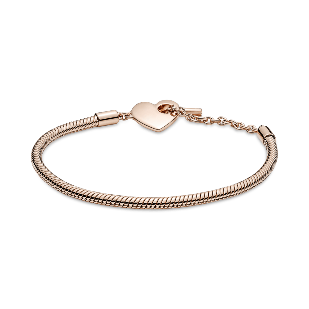 Imagem 3 do produto Bracelete Pandora Moments Fecho T Coracao Rose