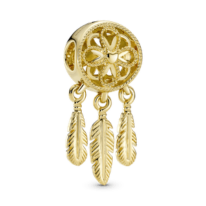Charm de Ouro Pendente Filtro dos Sonhos