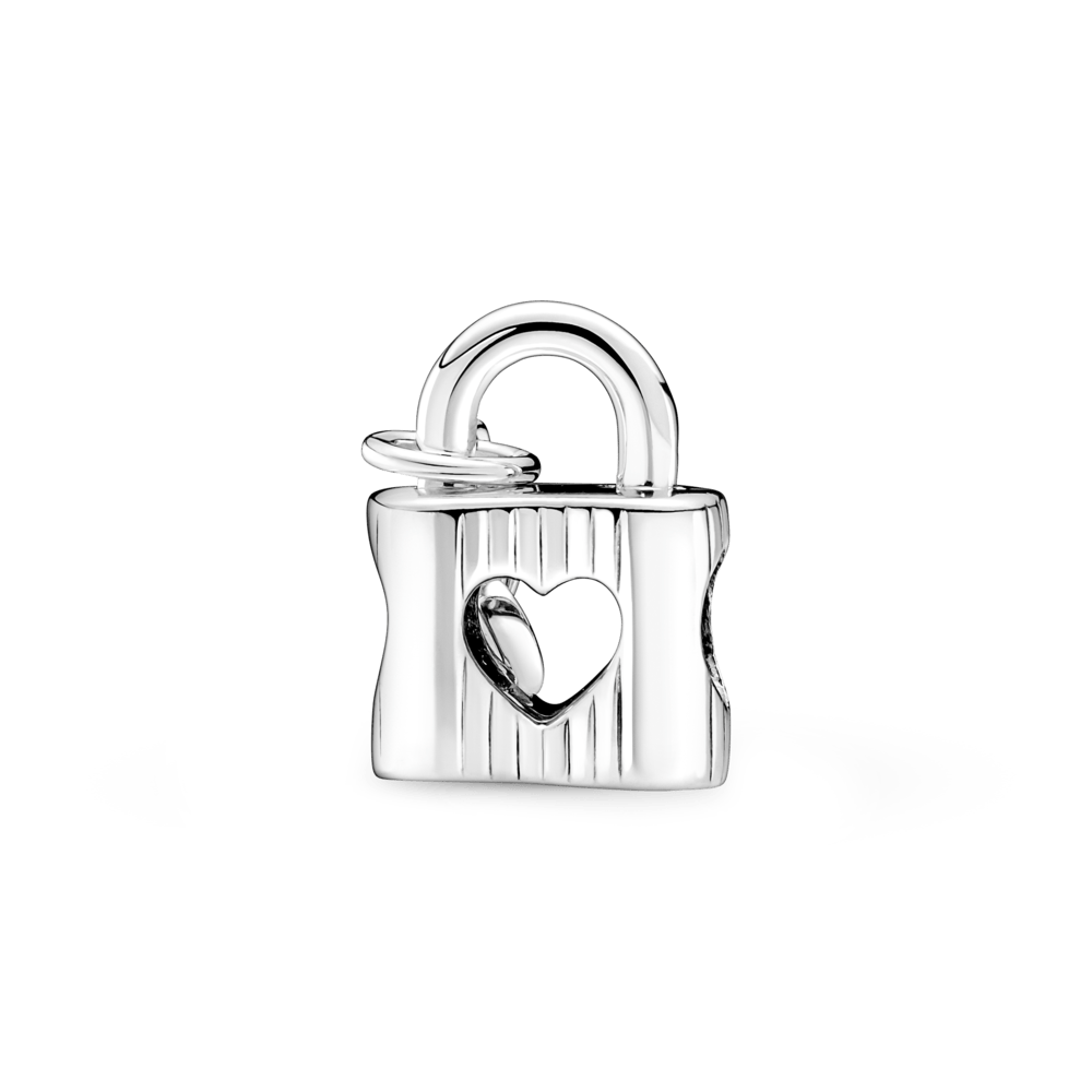 Imagem 3 do produto Charm Prata Pendente Cadeado e Chave