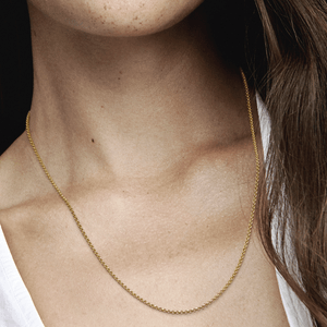 Colar Corrente Finalizado Em Ouro 14k