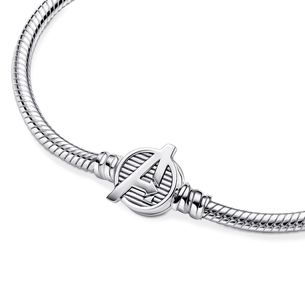 Imagem 3 do produto Bracelete de Prata Marvel - Fecho Os Vingadores