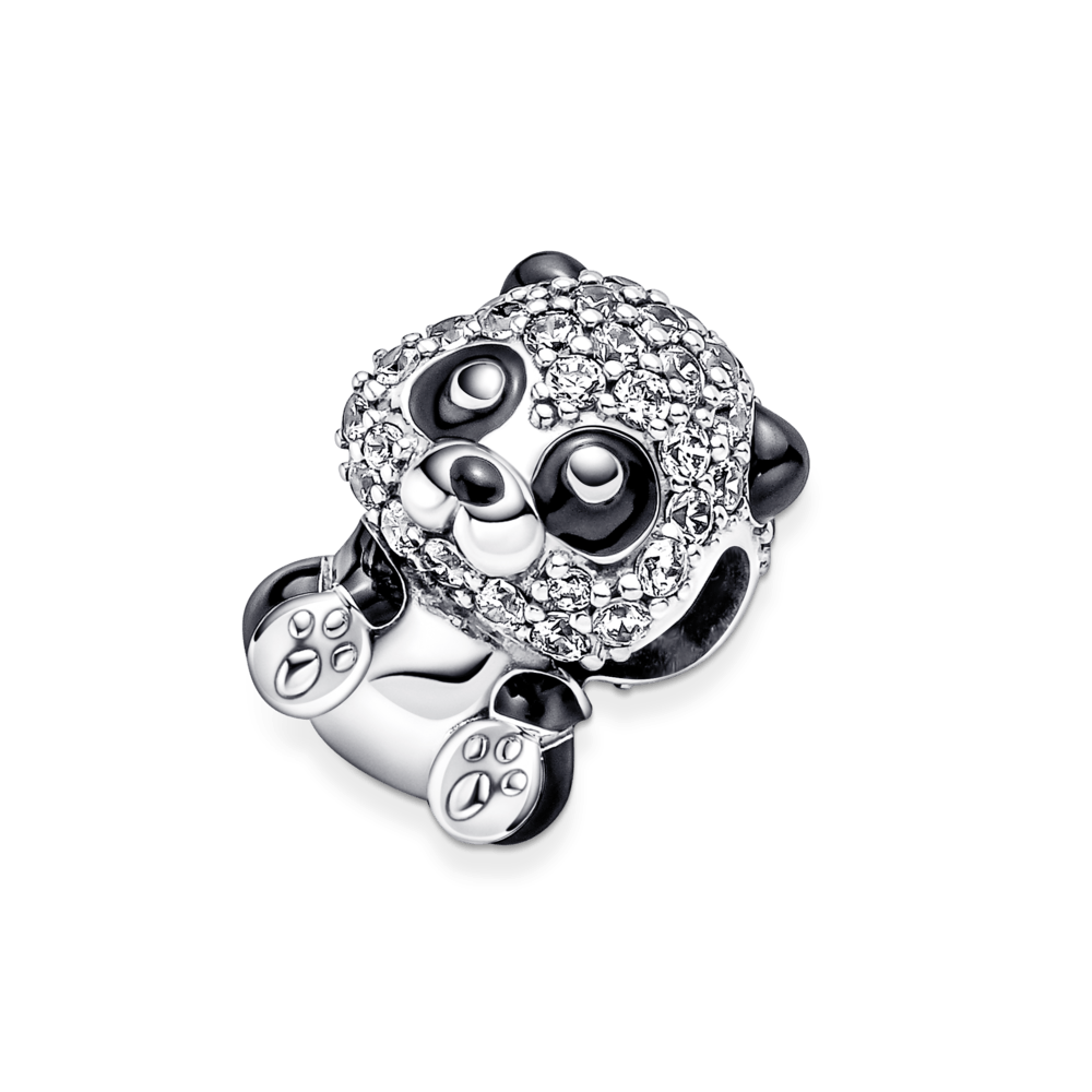 Imagem 3 do produto Charm Prata Panda Brilhante