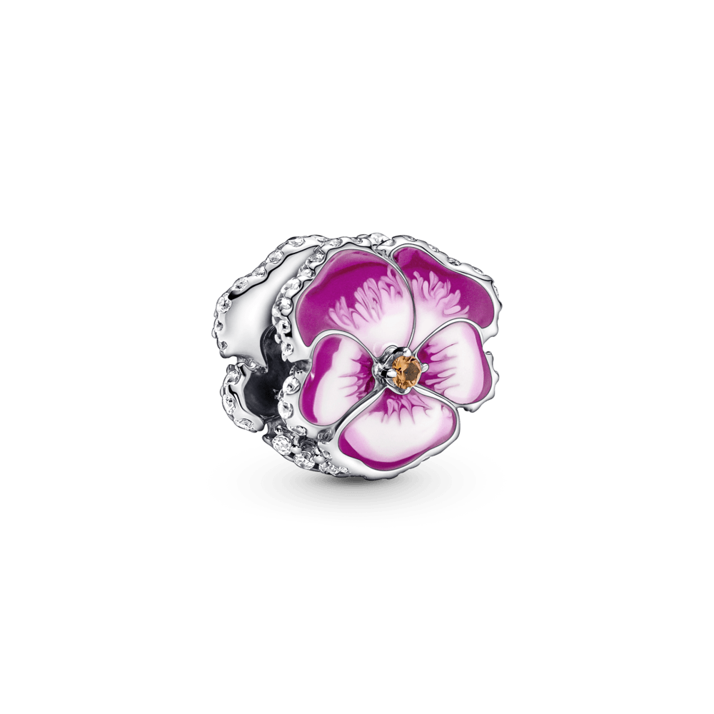 Imagem 1 do produto Charm Amor Perfeito Rosa