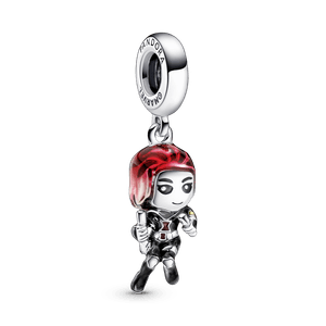 Charm Prata Pendente Marvel - Viúva Negra de Os Vingadores