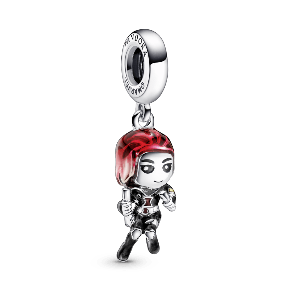 Imagem 1 do produto Charm Prata Pendente Marvel - Viúva Negra de Os Vingadores